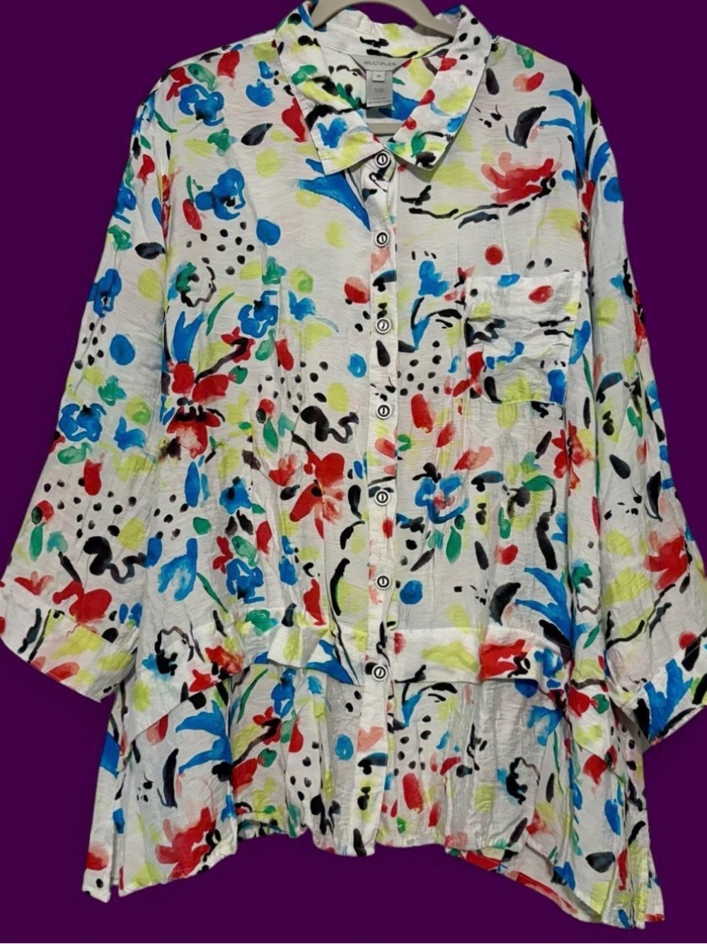 EUC Multiples funky blouse